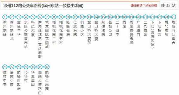 徐州118附公交路线（徐州118路附末班车几点）-图1