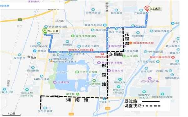 聊城437公交路线（聊城公交车433线路图）-图3