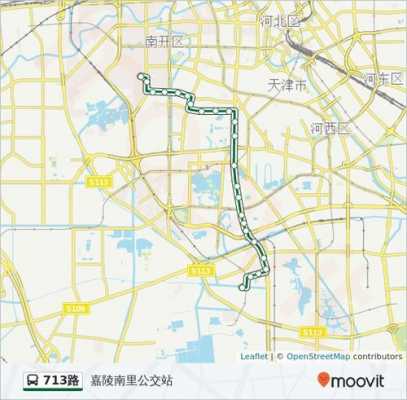 天津713公交路线（天津731公共汽车线路）-图1