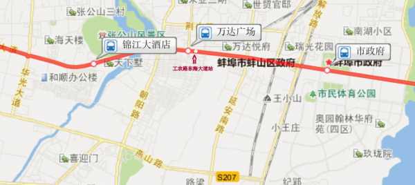 去蚌埠二院公交路线（到蚌医二附院新院区坐几路车）-图2