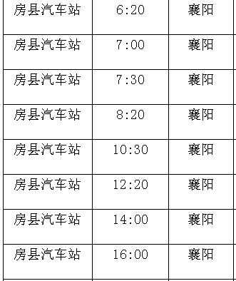 房县新开通公交路线（房县客运站电话热线）-图3