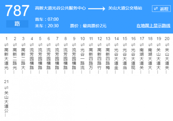 武汉787公交路线最新（武汉787公交车路线时间表）-图1