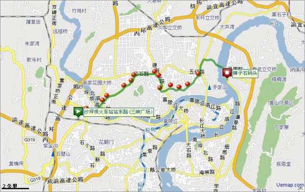 重庆公交路线图查询（重庆公交车线路图）-图2