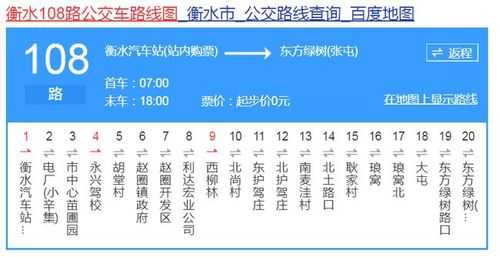 衡水市公交路线（衡水公交线路表）-图3