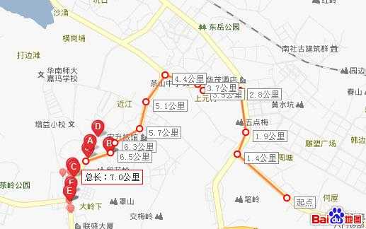 茶山1路公交路线（茶山公交车路线图）-图3