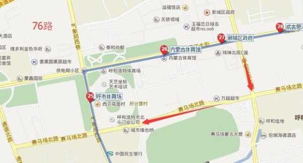 成吉思汗广场公交路线（成吉思汗大街体育场公交车）-图1