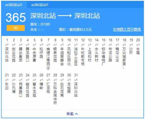 深圳34快线公交路线（深圳34快线公交路线图）-图1