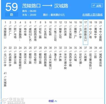 咸阳59路车公交路线（咸阳59路公交发车时间）-图2