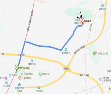 熊猫软件园公交路线（熊猫基地公交线路）-图1