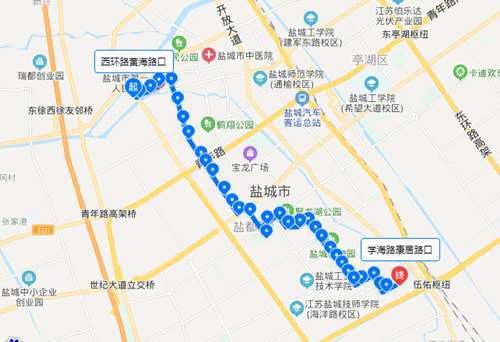 盐城38路车公交路线（盐城33路公交车）-图2