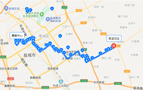 盐城38路车公交路线（盐城33路公交车）-图3