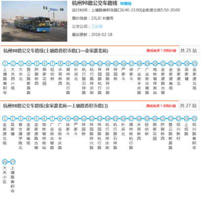 杭州251公交路线（杭州25路公交车路线时间表）-图1