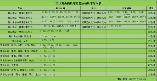 黄山16路公交路线（黄山106路公交时刻表）-图3