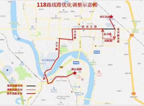 内江大千路公交路线（内江火车站到大千园公交）-图3