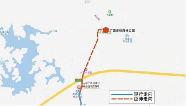 南宁到高峰公交路线（到南宁高峰森林公园有多少路公交车）-图1