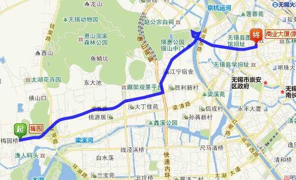 钱桥到梅园公交路线（钱桥到梅园公交路线怎么走）-图1