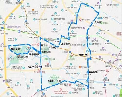 成都少陵路西公交路线（成都市少陵路88号）-图2