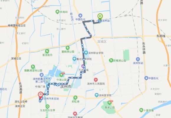 滨州市公交路线106（滨州市公交路线106路车）-图1