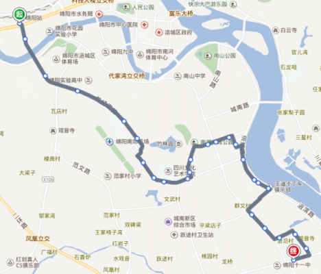 绵阳40路公交路线（绵阳40路公交路线）-图3