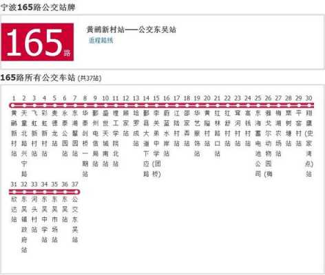 宁波754公交路线（宁波754车路线时间表）-图3