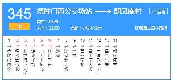 219路高峰支线公交路线（219路高峰支线公交路线图）-图1