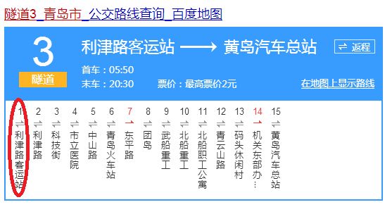 隧道公交路线（隧道公交路线图）-图1